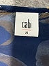 CAbi 100% Polyester Blue 3/4 Sleeve Blouse Size M - photo 7