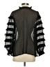 Cleobella 100% Polyester Black Long Sleeve Blouse Size S - photo 2