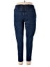 Unbranded Solid Blue Jeans Size 2X - photo 2
