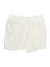 Adidas 100% Polyester Checkered-gingham Ivory Shorts Size 0 - photo 1