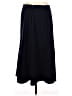 Unbranded Solid Black Blue Formal Skirt Size 14 (estimated) - photo 2