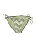 Old Navy Chevron-herringbone Green Swimsuit Bottoms Size 27 waist (estimated) - photo 1