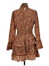 LoveRiche 100% Polyester Animal Print Brown Casual Dress Size M - photo 2
