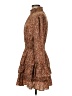 LoveRiche 100% Polyester Animal Print Brown Casual Dress Size M - photo 5