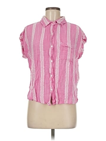 En Creme Short Sleeve Blouse (view 1)
