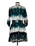 Pinky 100% Polyester Tie-dye Teal Casual Dress Size M - photo 2