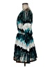 Pinky 100% Polyester Tie-dye Teal Casual Dress Size M - photo 5