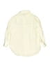 Zara Solid Ivory Short Sleeve Button-Down Shirt Size 6 - photo 2