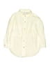 Zara Solid Ivory Short Sleeve Button-Down Shirt Size 6 - photo 1