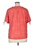 MICHAEL Michael Kors Red Short Sleeve Blouse Size XL - photo 2