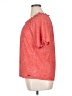 MICHAEL Michael Kors Red Short Sleeve Blouse Size XL - photo 5