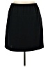 Weekenders Solid Black Casual Skirt Size L - photo 1