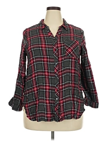 Intro 3/4 Sleeve Button-Down Shirt (view 1)