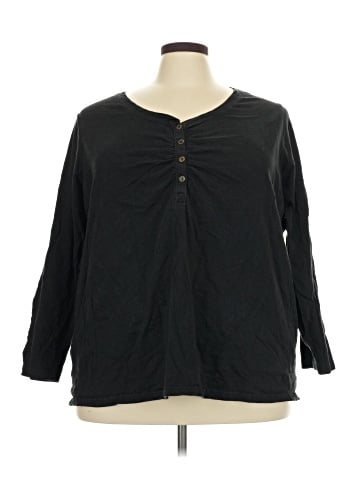 Faded Glory Long Sleeve Blouse (view 1)