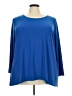 Attitudes by Renee Blue 3/4 Sleeve Top Size 3X - photo 1