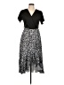 Unbranded 100% Polyester Animal Print Black Casual Dress Size L - photo 1