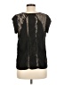 Sabine 100% Polyester Black Short Sleeve Blouse Size M - photo 2
