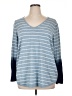 Nic + Zoe Blue Pullover Sweater Size XXL - photo 1