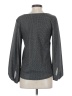 Maurices Gray Long Sleeve Blouse Size S - photo 2