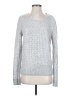 White House Black Market Metallic Silver Pullover Sweater Size M - photo 1