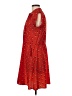 Speed Control 100% Polyester Hearts Red Casual Dress Size M - photo 5