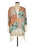 Renuar 100% Polyester Orange Kimono Size M - photo 1