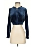 Shein 100% Polyester Blue Jacket Size 4 - photo 1