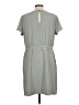 32 Degrees 100% Polyester Solid Gray Casual Dress Size L - photo 2