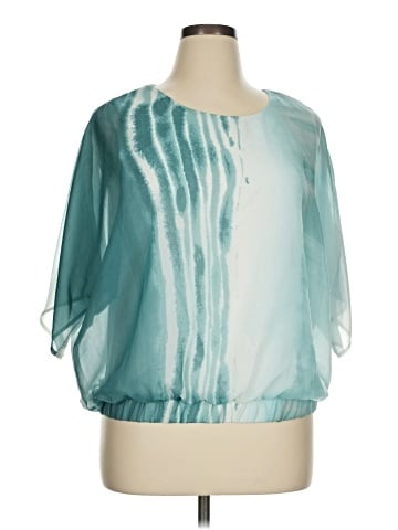 Alfani Short Sleeve Blouse (view 1)