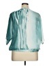 Alfani 100% Polyester Teal Short Sleeve Blouse Size XL (petite) - photo 2