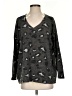 Cherish Animal Print Gray Pullover Sweater Size S - photo 1