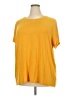 Torrid Yellow Short Sleeve Top Size 4X Plus (4) - photo 5