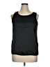 Jaclyn Smith 100% Polyester Black Sleeveless Blouse Size XL - photo 1