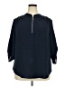 Unbranded Blue 3/4 Sleeve T-Shirt Size 2X - photo 1
