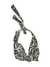 Catalina Animal Print Ivory Black Swimsuit Top Size M - photo 1