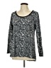 Lularoe Paisley Gray 3/4 Sleeve T-Shirt Size L - photo 1