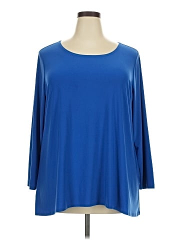 Attitudes by Renee 3/4 Sleeve Top (view 1)