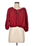 Forever 21 Red 3/4 Sleeve Blouse Size M - photo 1
