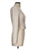 Milly Silver Long Sleeve Top Size L - photo 4