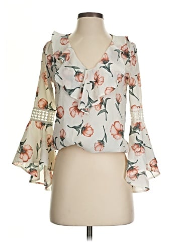 Miley + Molly 3/4 Sleeve Blouse (view 1)