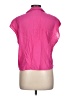 Modern Works Pink Sleeveless Button-Down Shirt Size L - photo 2