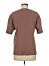 Shein Stars Brown Short Sleeve Blouse Size 6 - photo 2