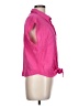 Modern Works Pink Sleeveless Button-Down Shirt Size L - photo 4