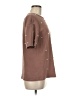 Shein Stars Brown Short Sleeve Blouse Size 6 - photo 4