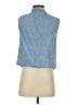 Intermix Blue Sleeveless Button-Down Shirt Size P (petite) - photo 2