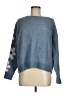 Shein Floral Blue Pullover Sweater Size 8 - photo 1