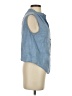 Intermix Blue Sleeveless Button-Down Shirt Size P (petite) - photo 4