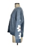 Shein Floral Blue Pullover Sweater Size 8 - photo 5