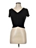 Papaya Black Short Sleeve Top Size M - photo 1