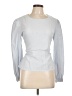 Seen Worn Kept Gray Long Sleeve Blouse Size 10 - photo 1